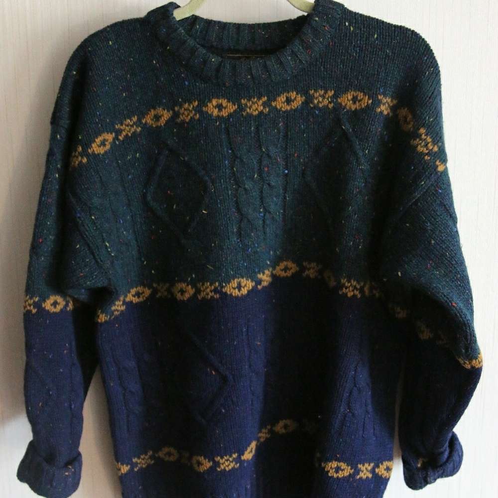 Vintage wool sweater Eddie Bauer!!